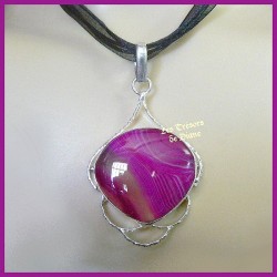 Pendentif PRESTIGE en AGATE naturelle