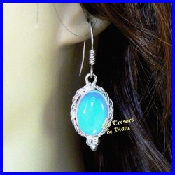 Boucles d'oreilles PRESTIGE en OPALITE