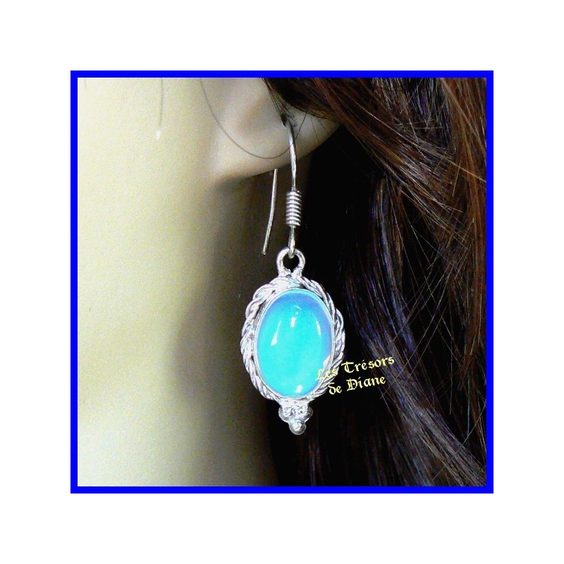 Boucles d'oreilles PRESTIGE en OPALITE