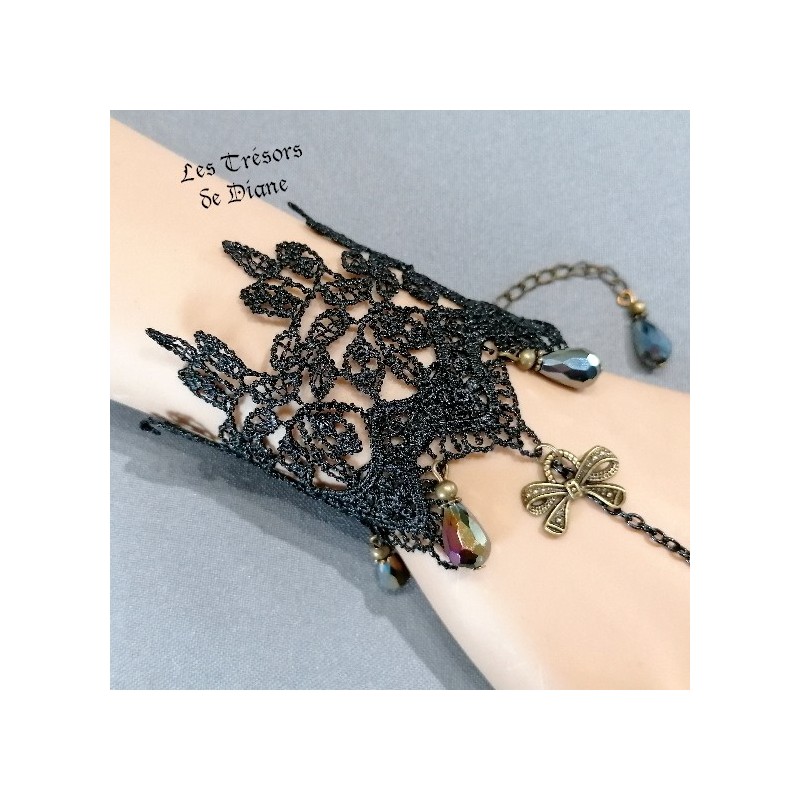 Bracelet en DENTELLE et AGATE Bracelet en DENTELLE et AGATE