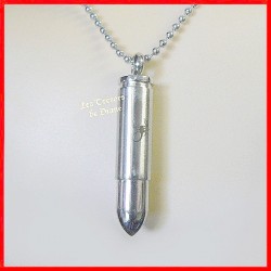 Pendentif MUNITION SCORPION en acier inoxydable