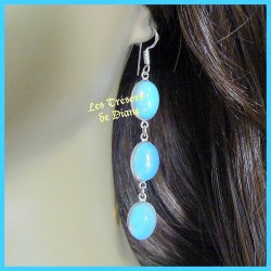 Boucles d'oreilles PRESTIGE en OPALITE