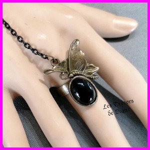 Bracelet en DENTELLE et AGATE