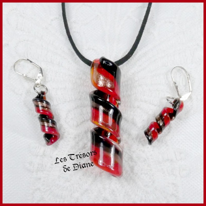 Parure SERPENTIN en MURINE Parure SERPENTIN en MURINE