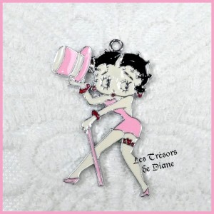 Charm BETTY BOOP rose