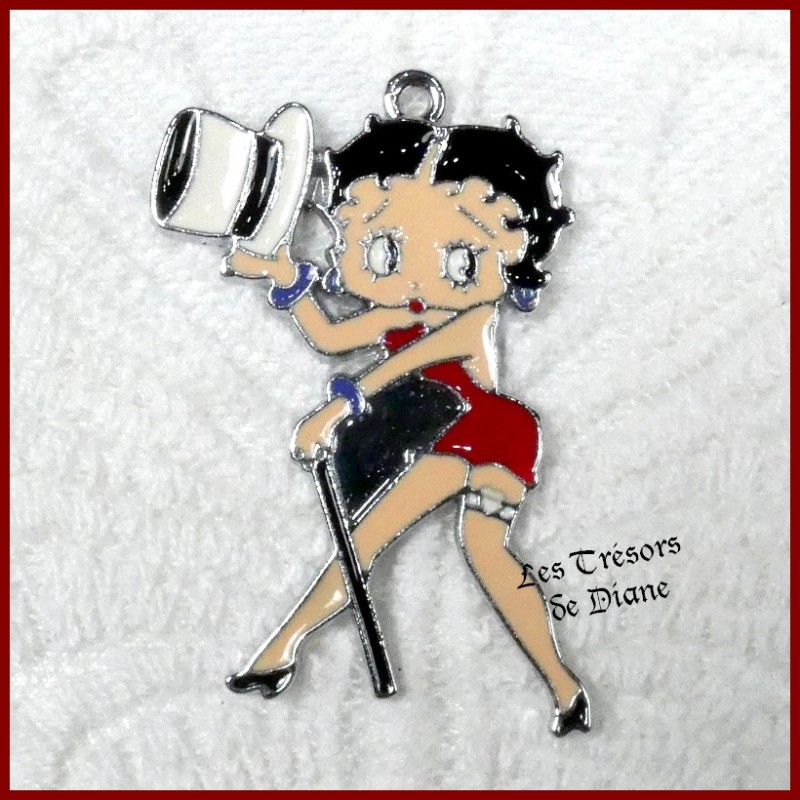 Charm BETTY BOOP rouge