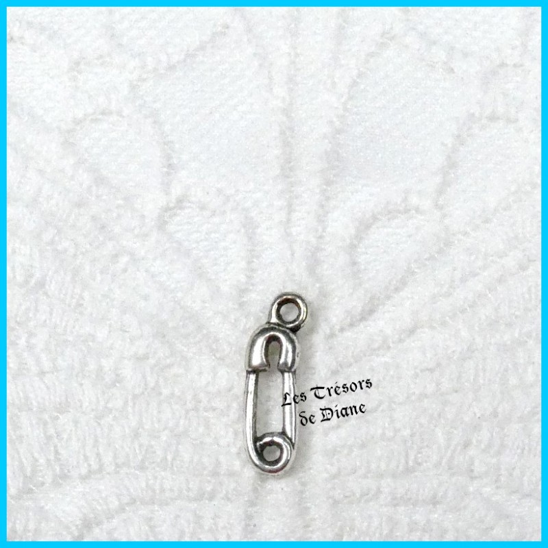 Charm EPINGLE A NOURRICE bi-face Charm EPINGLE A NOURRICE bi-face