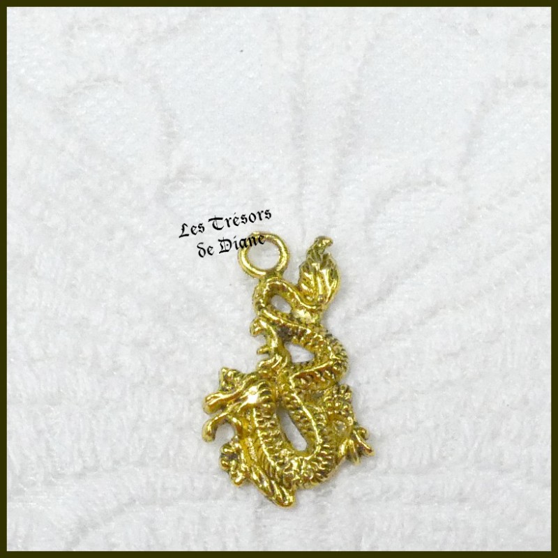 Charm doré DRAGON