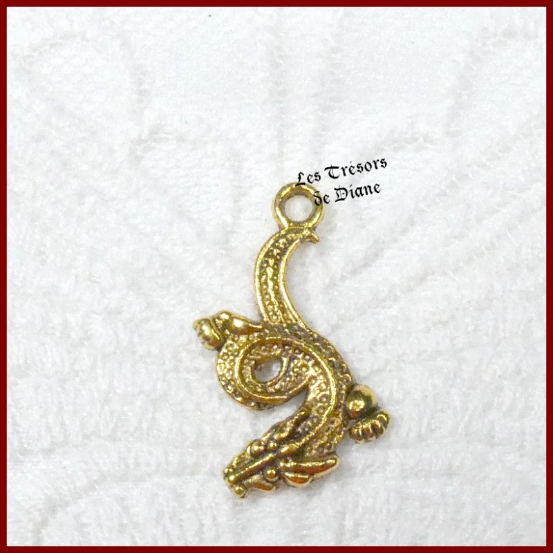 Charm doré DRAGON Charm doré DRAGON