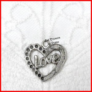 Charm coeur LOVE