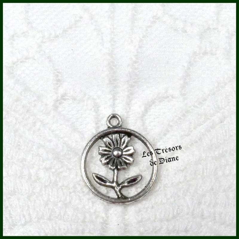 Charm MEDAILLON FLEURI