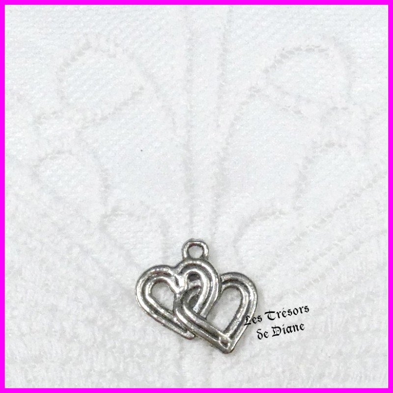 Charm COEURS ENTRELACES Charm COEURS ENTRELACES