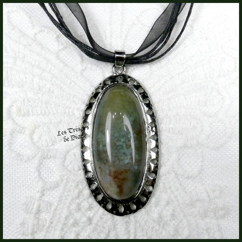 Pendentif en AGATE DES INDES