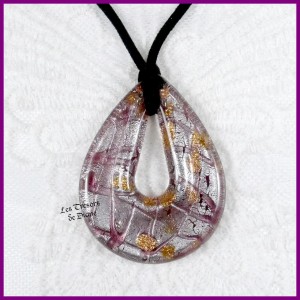 Pendentif MELODIE style MURANO