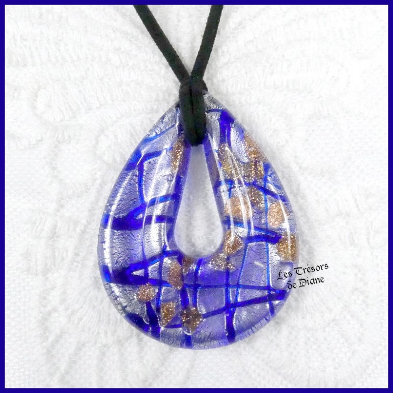 Pendentif MELODIE style MURANO