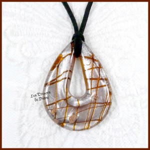 Pendentif MELODIE style MURANO