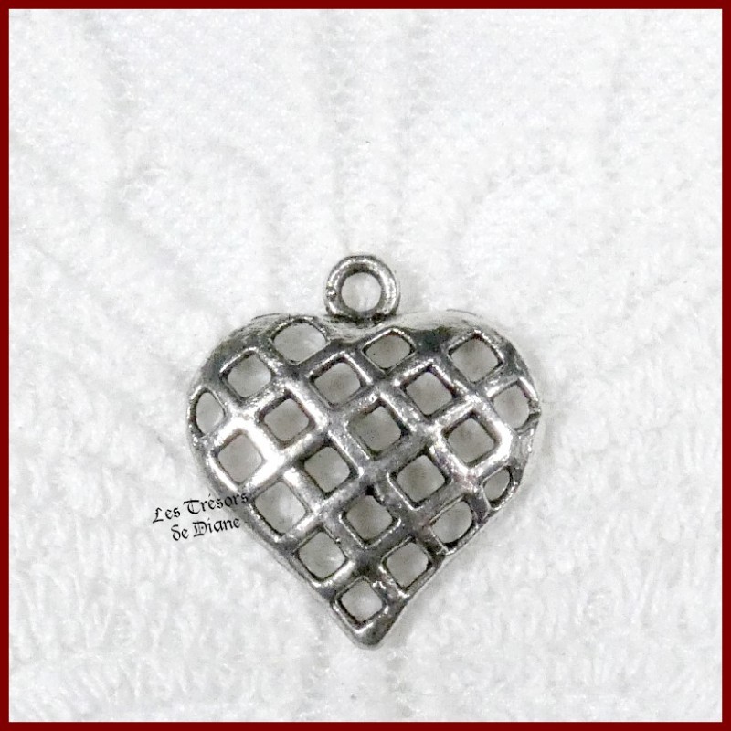 Charm COEUR CADRILLE Charm COEUR CADRILLE