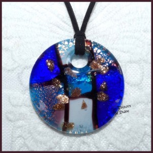 Pendentif MONDRIAN style MURANO