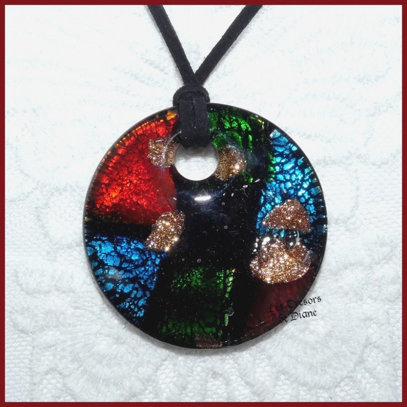 Pendentif MONDRIAN style MURANO