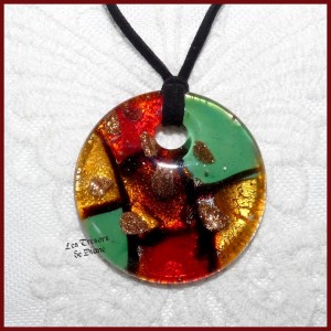 Pendentif MONDRIAN style MURANO