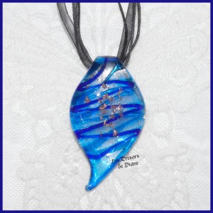 Pendentif RIVIERA style MURANO