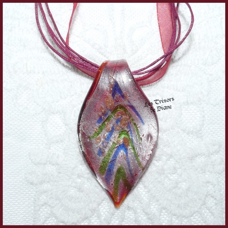 Pendentif VEGETALIS style MURANO