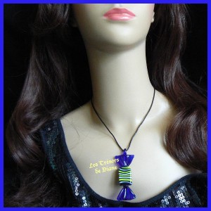 Pendentif BONBON en VERRE