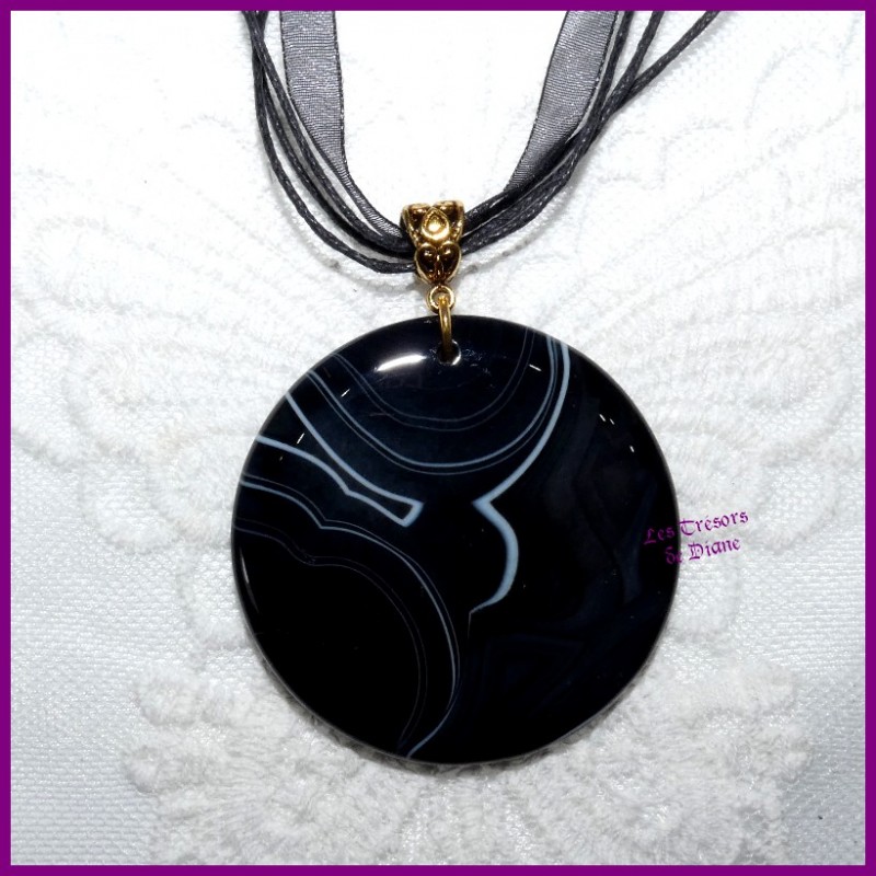 Pendentif en AGATE naturelle