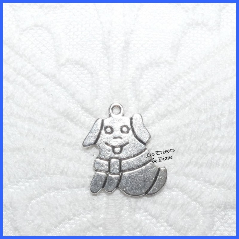 Charm CHIEN bi-face Charm CHIEN bi-face