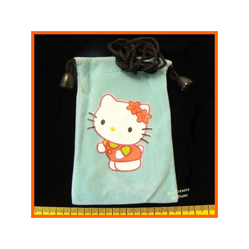 Petit sac bandoulière en suédine HELLO KITTY