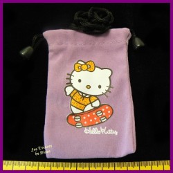 Petit sac bandoulière en suédine HELLO KITTY