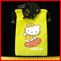 Petit sac bandoulière en suédine HELLO KITTY