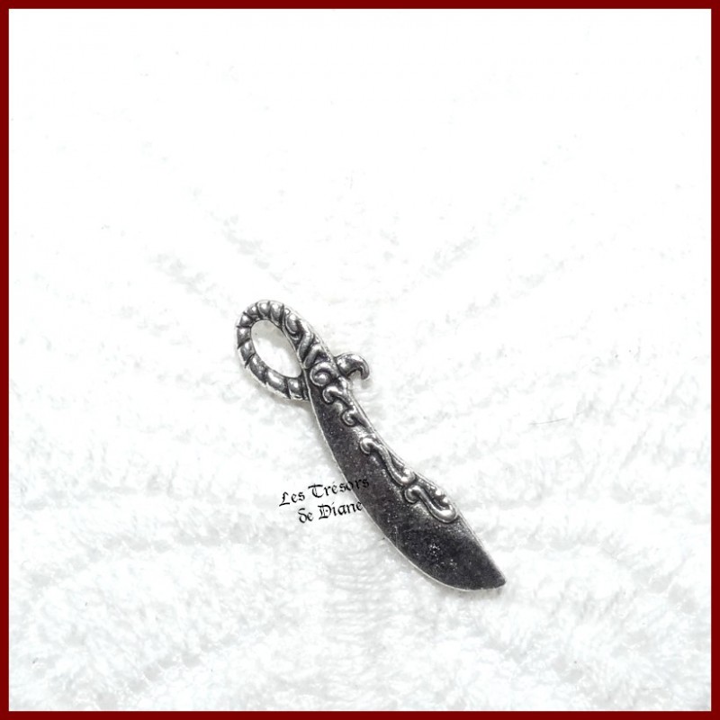 Charm SABRE CIMETERRE bi-face Charm SABRE CIMETERRE bi-face