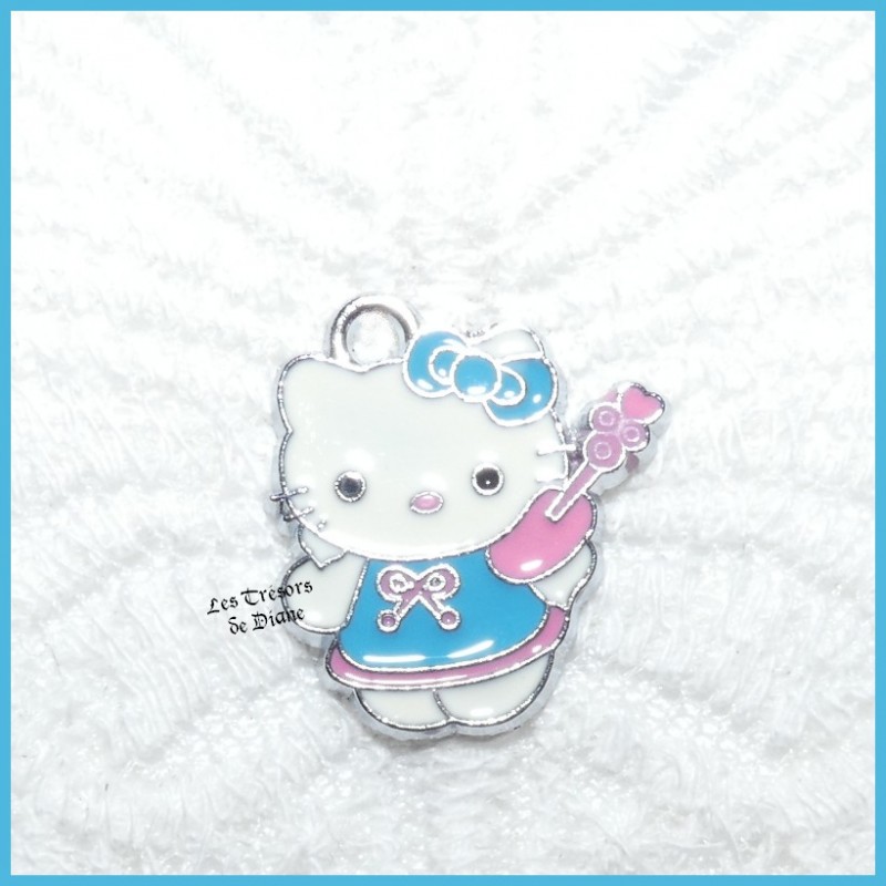 Charm HELLO KITTY bleu