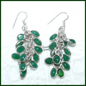 Boucles d'oreilles en QUARTZ naturel et ARGENT