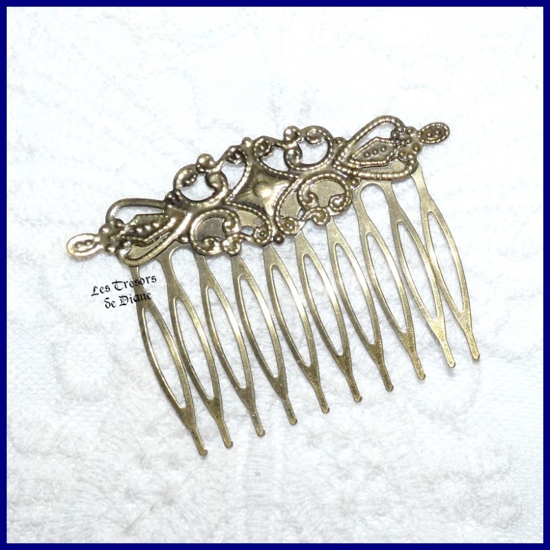 Peigne pour cheveux façon bronze Peigne pour cheveux façon bronze