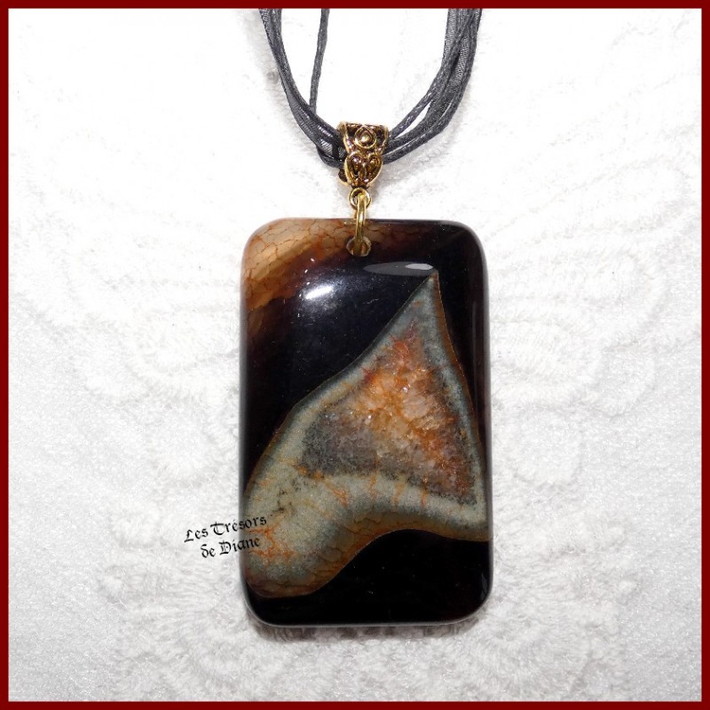 Pendentif en AGATE naturelle