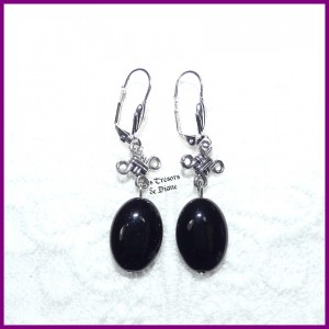 Boucles en ONYX naturel