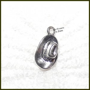 Charm CHAPEAU COW BOY bi-face 3D