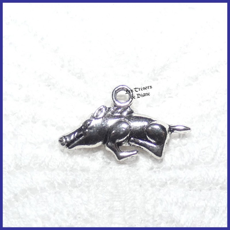 Charm SANGLIER 3D bi-face Charm SANGLIER 3D bi-face