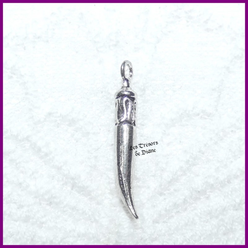 Charm CORNE ITALIENNE 3D bi-face Charm CORNE ITALIENNE 3D bi-face
