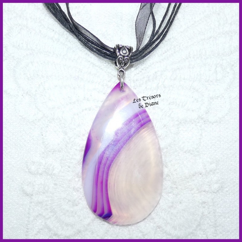 Pendentif en AGATE naturelle