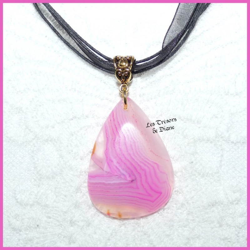 Pendentif en AGATE naturelle