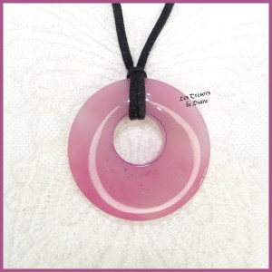 Pendentif DONUT en AGATE naturelle